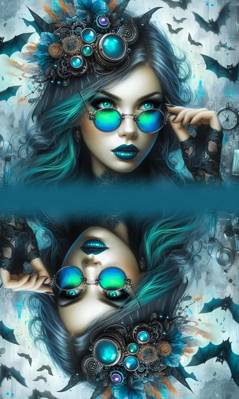 HappyZippy KL Portemonnaie Panel Vibrant Woman Turquoise