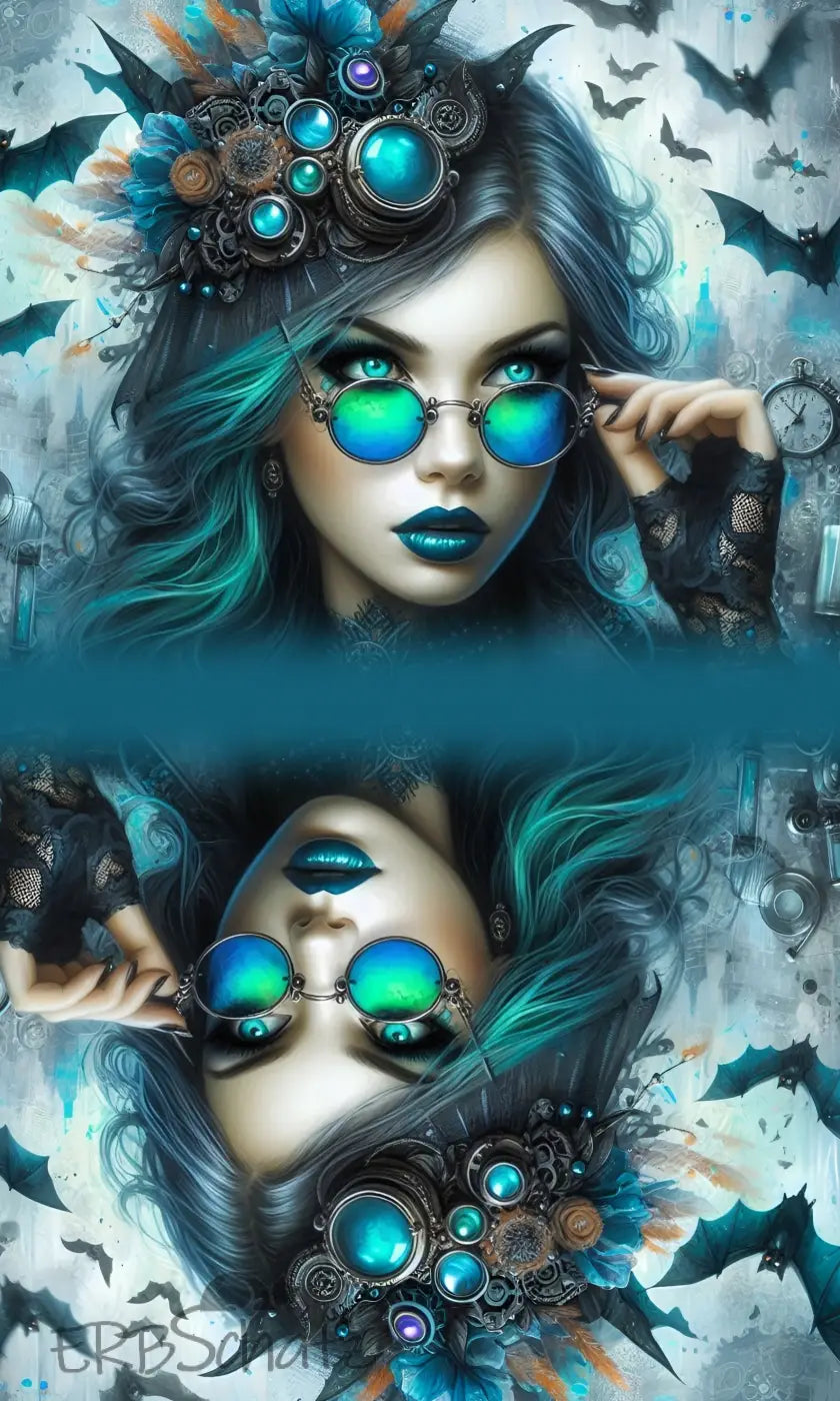 HappyZippy KL Portemonnaie Panel Vibrant Woman Turquoise