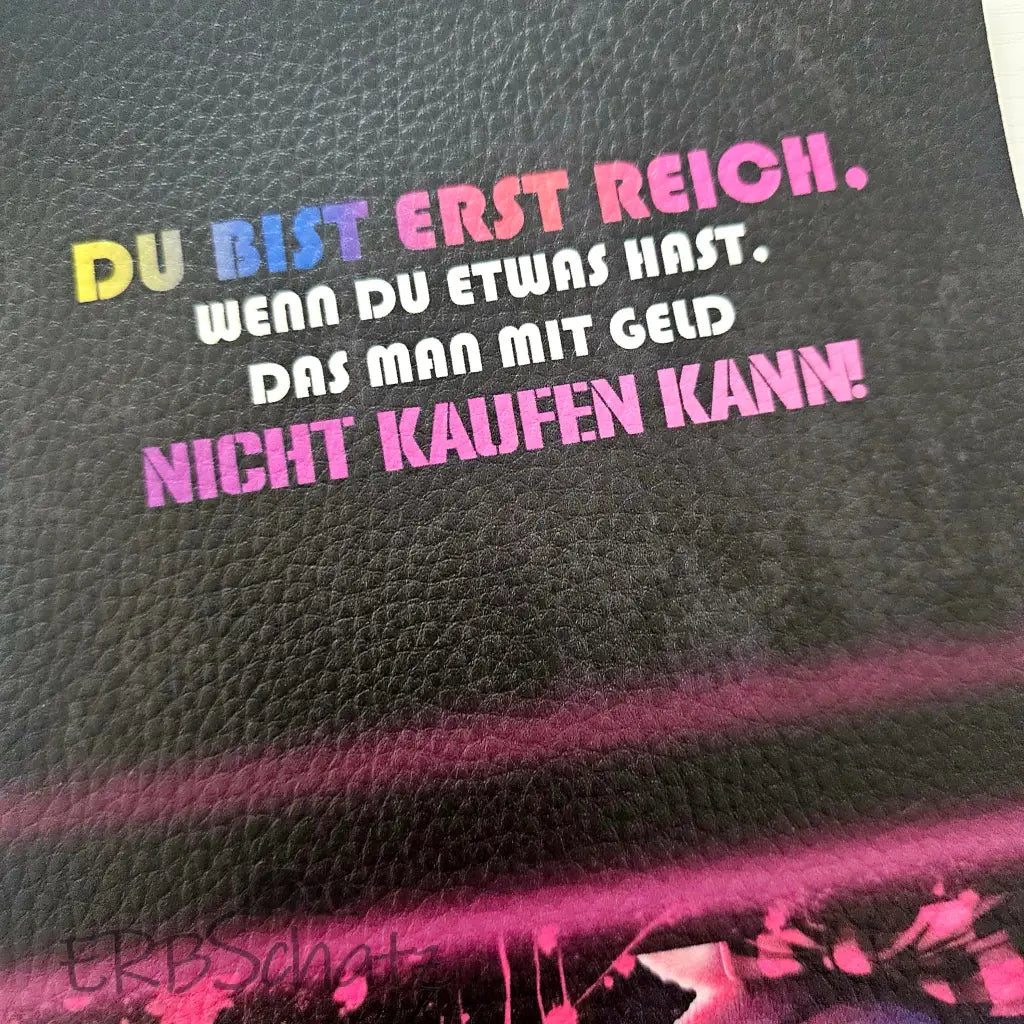HappyZippy KL Portemonnaie Panele Motiv & Spruch | 25 x