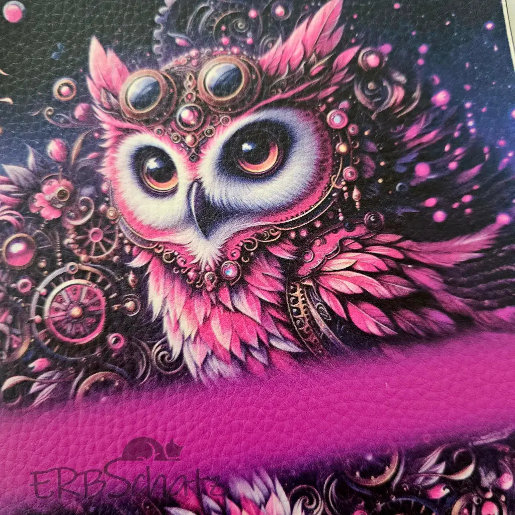 HappyZippy KL Portemonnaie Panele Steampunk Owl | 25 x 15cm