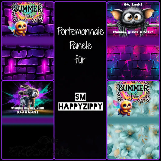 HappyZippy KL Portemonnaie Panele Summer Edition | 25 x