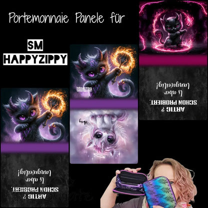 HappyZippy KL Portemonnaie Panele Unartig/Artig Collection