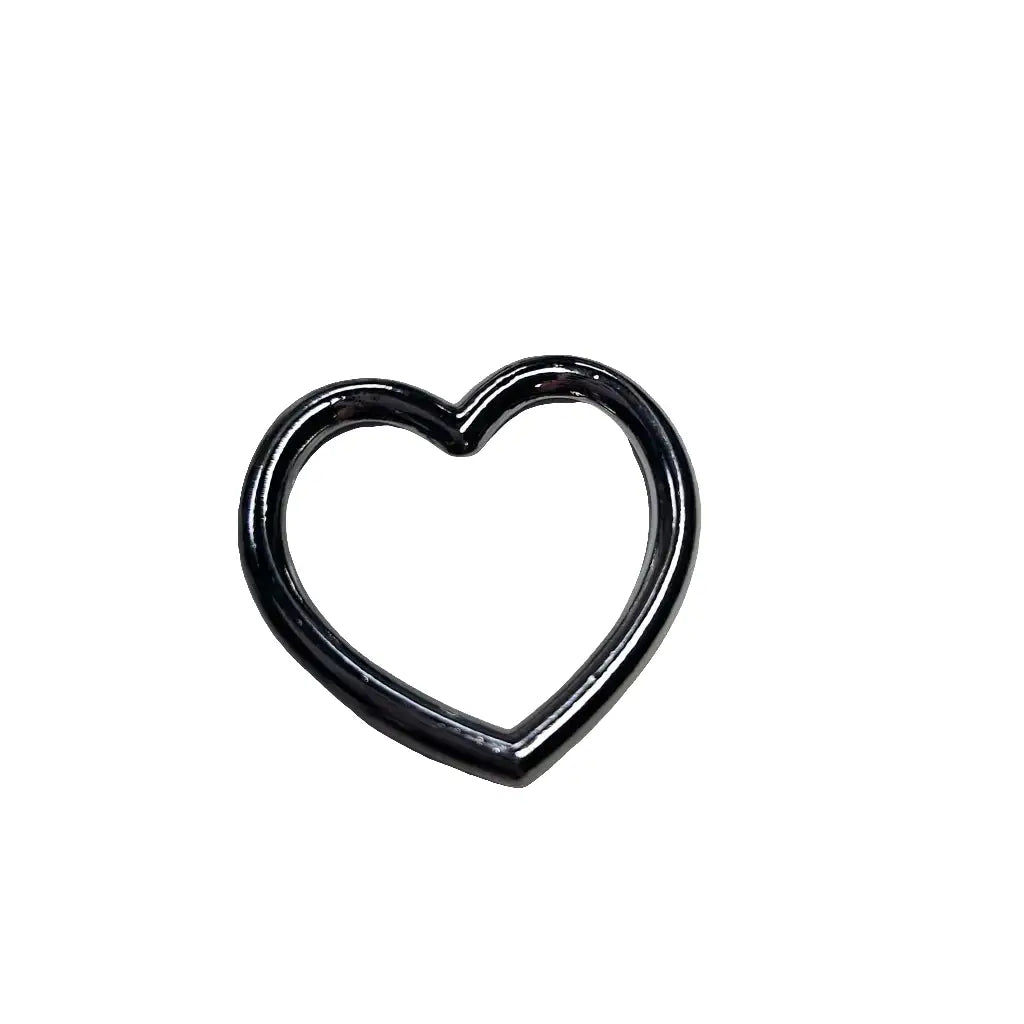 Herz D-Ringe Farbauswahl Pink