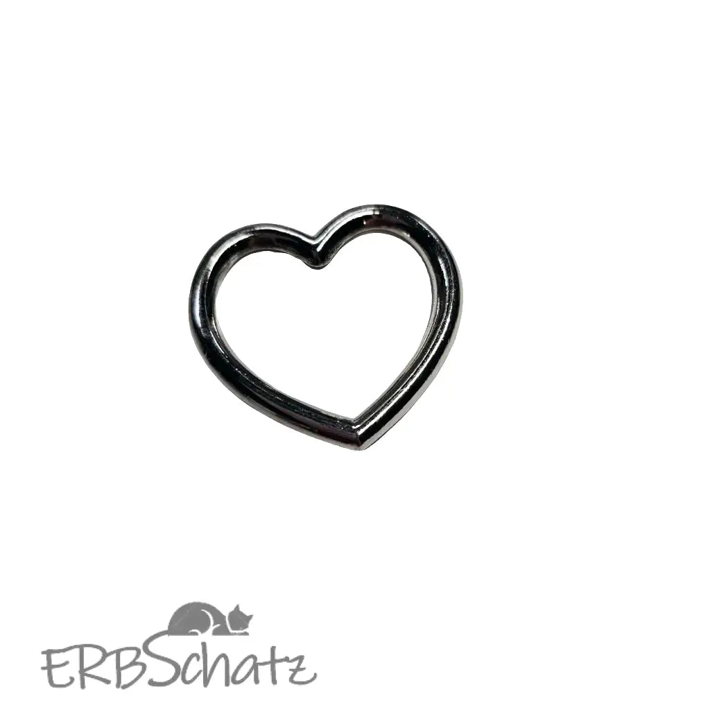 Herz D-Ringe Farbauswahl - Silber