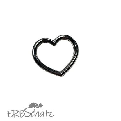 Herz D-Ringe Farbauswahl - Silber