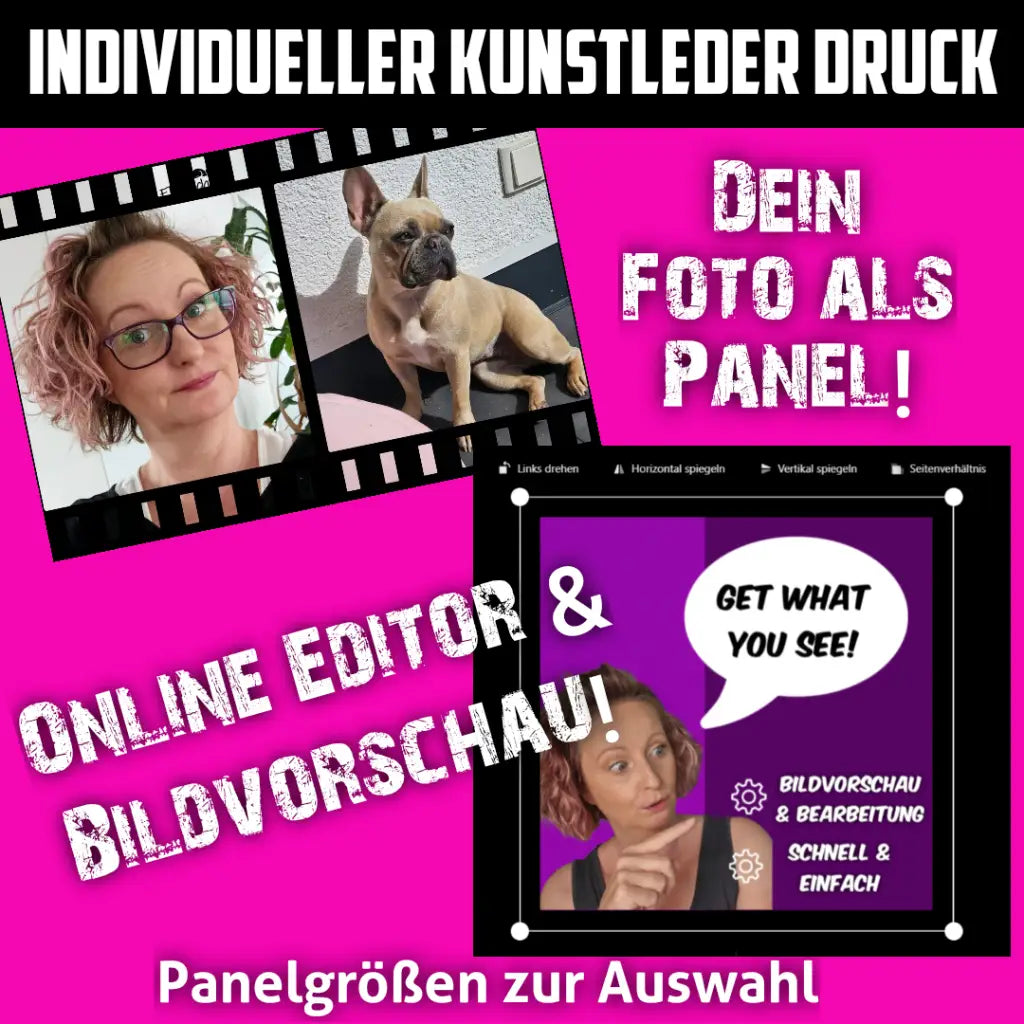 Individueller Druck Kunstleder Panele