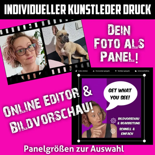 Individueller Druck Kunstleder Panele