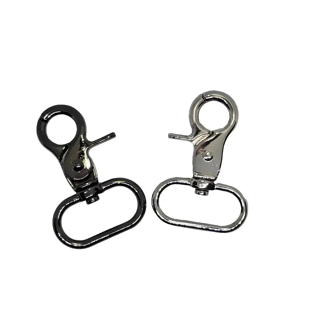 Karabiner für 25mm Gurtband (neue Form) Silber