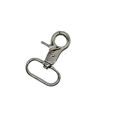 Karabiner für 25mm Gurtband (neue Form) Silber