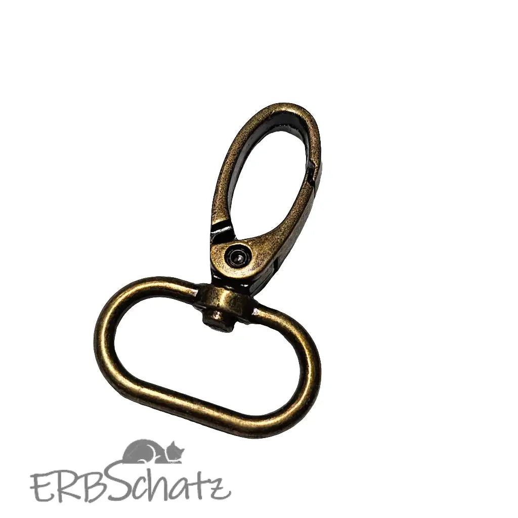 Karabiner Bronze für 25mm Gurtband - Bronze