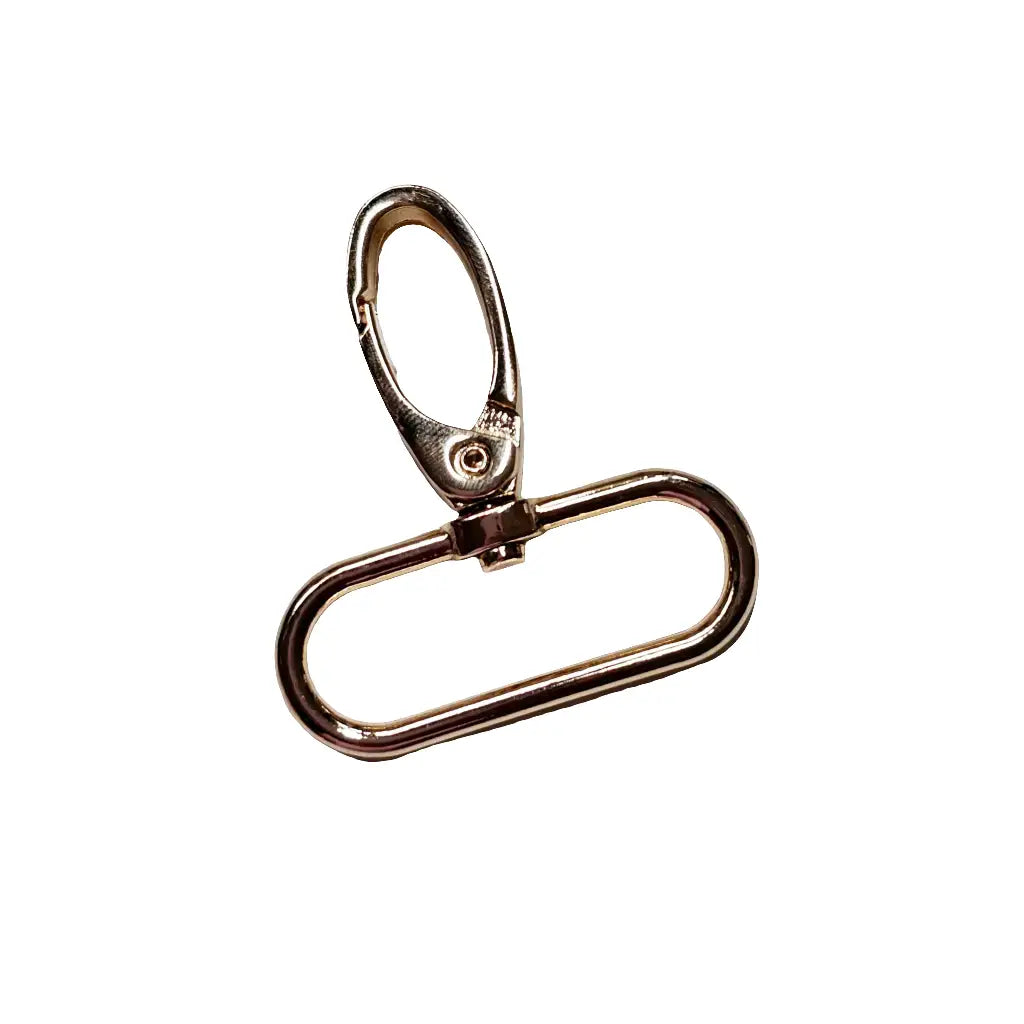 Karabiner Farbauswahl für 38mm Gurtband Roségold