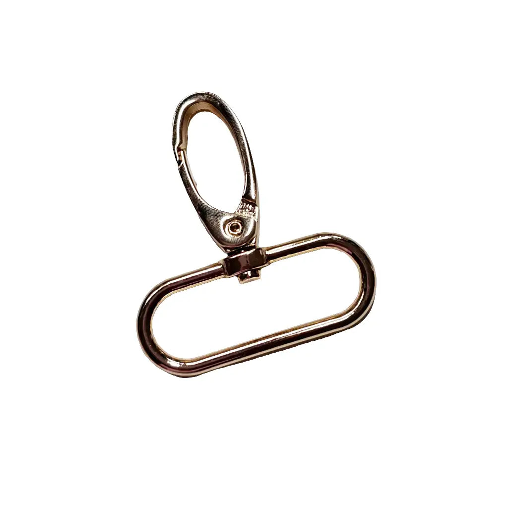 Karabiner Farbauswahl für 38mm Gurtband Roségold