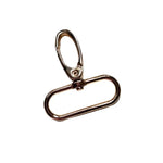 Karabiner Farbauswahl für 38mm Gurtband Roségold