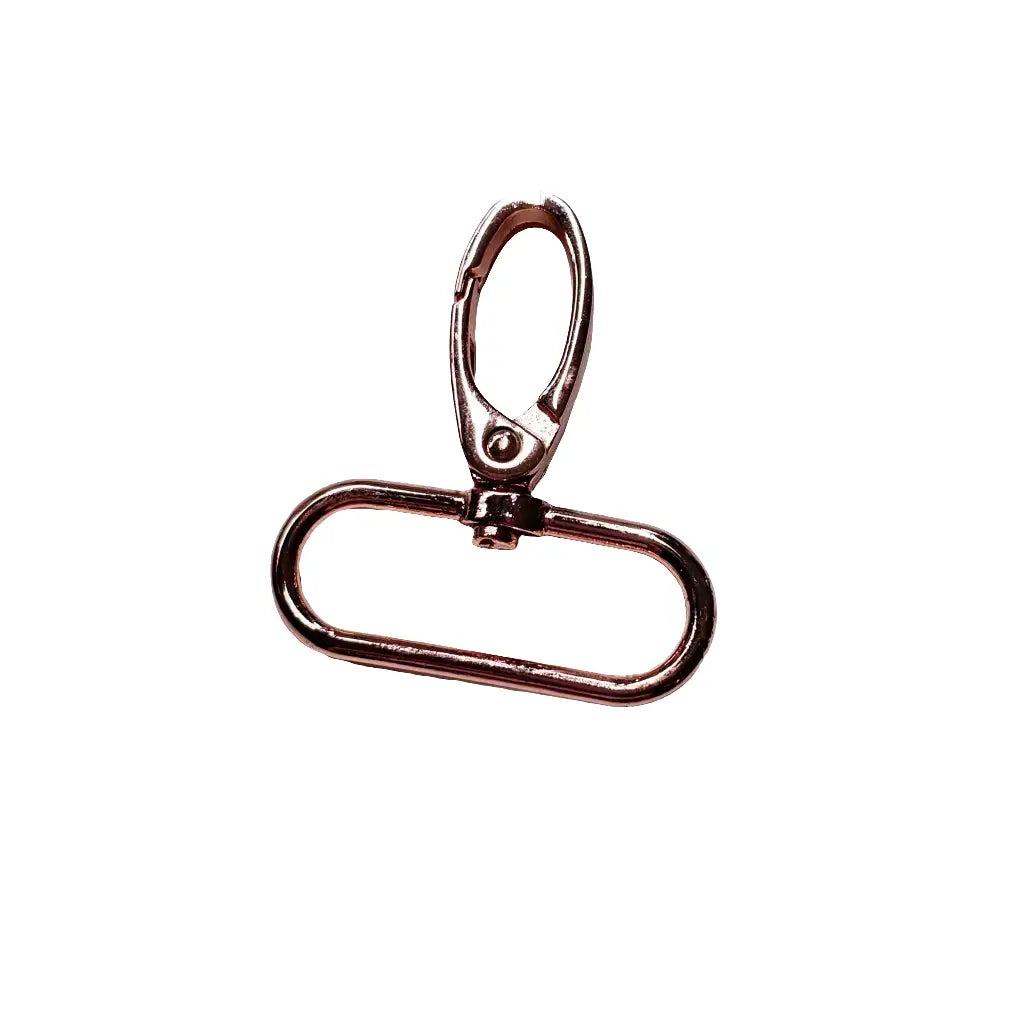 Karabiner Farbauswahl für 38mm Gurtband Roségold
