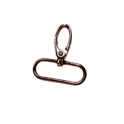 Karabiner Farbauswahl für 38mm Gurtband Roségold