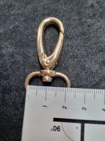 Karabiner Gold für 20mm Gurtband