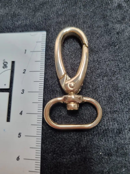 Karabiner Gold für 20mm Gurtband