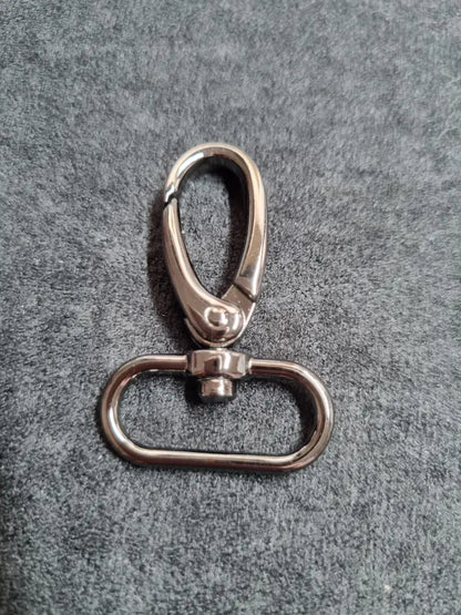 Karabiner Gunmetal für 25mm Gurtband Gun Metal