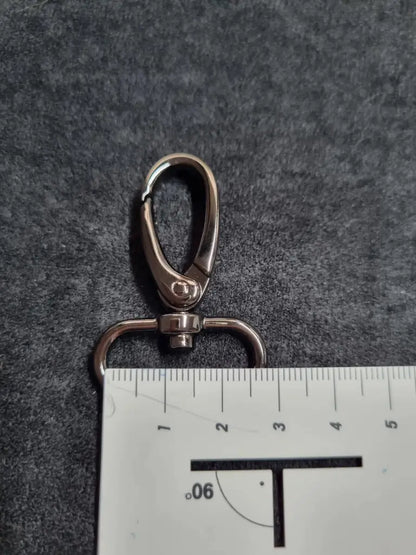 Karabiner Gunmetal für 25mm Gurtband Gun Metal