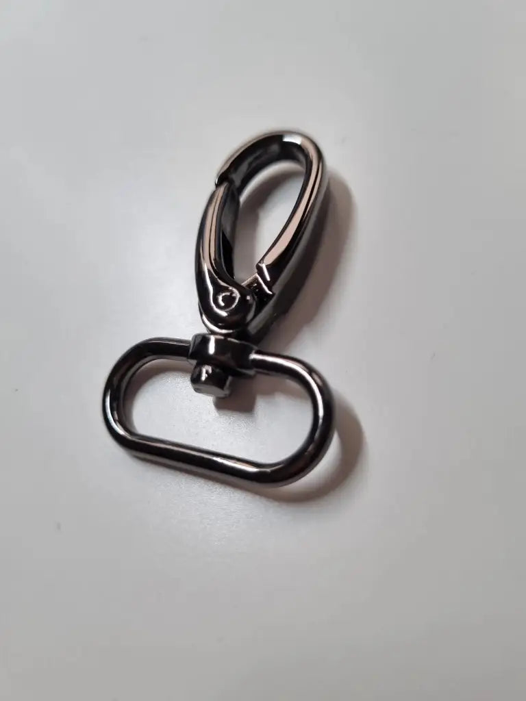 Karabiner Gunmetal für 25mm Gurtband Gun Metal