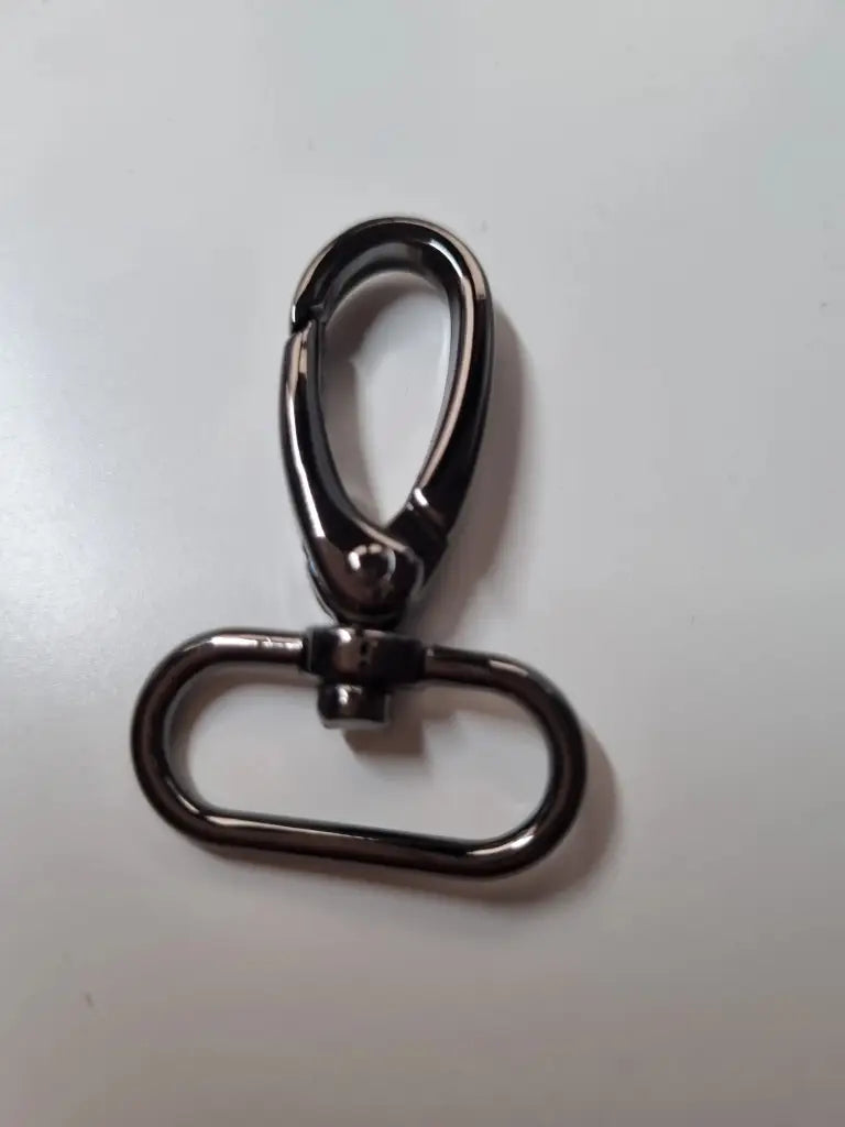 Karabiner Gunmetal für 25mm Gurtband Gun Metal