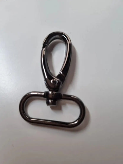Karabiner Gunmetal für 25mm Gurtband Gun Metal