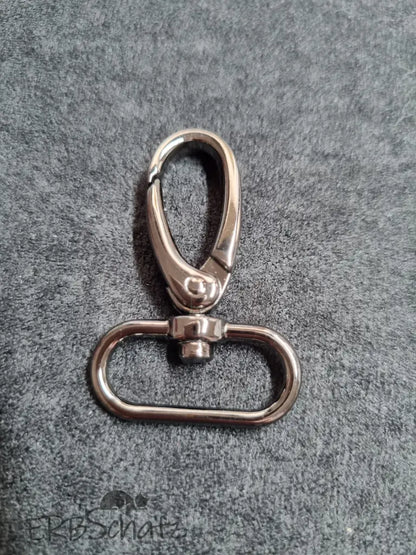 Karabiner Gunmetal für 25mm Gurtband Gun Metal