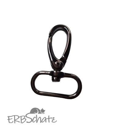 Karabiner Gunmetal für 25mm Gurtband Gun Metal
