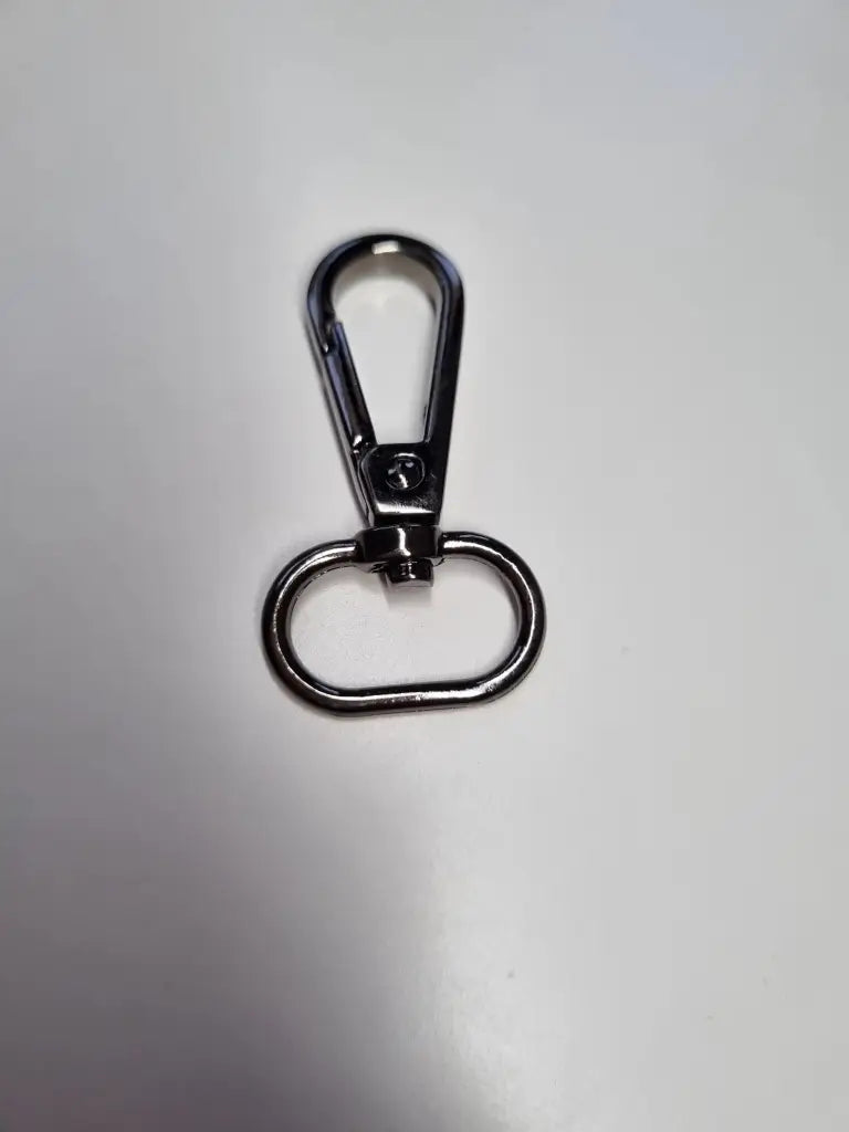 Karabiner Gunmetal / Gold für 20mm Gurtband (neue Form) Gun