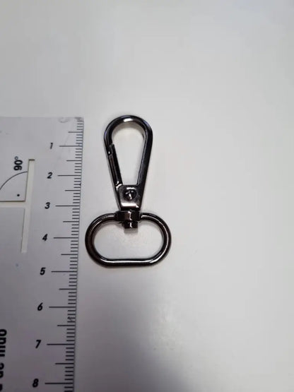 Karabiner Gunmetal / Gold für 20mm Gurtband (neue Form) Gun