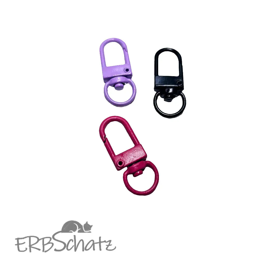 Karabiner klein Farbauswahl 10 mm