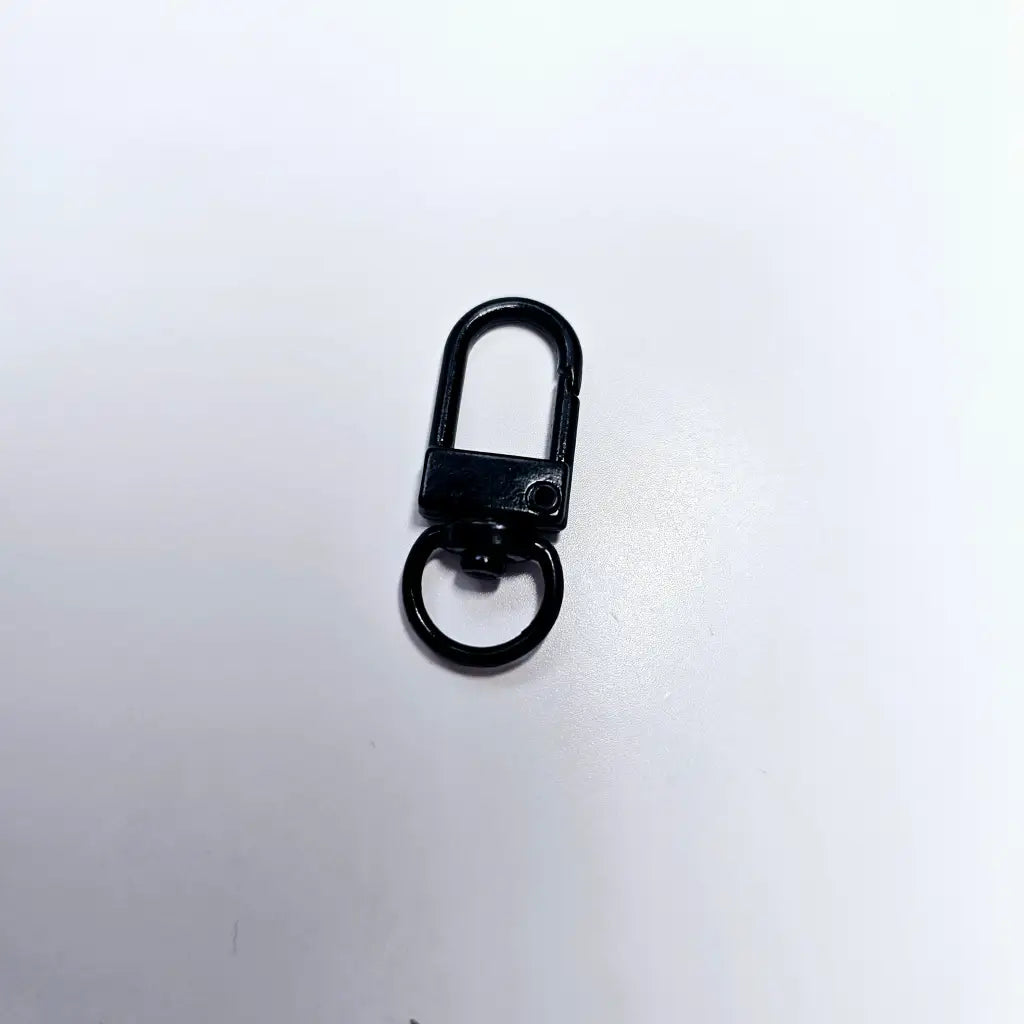 Karabiner klein Farbauswahl 10 mm Schwarz