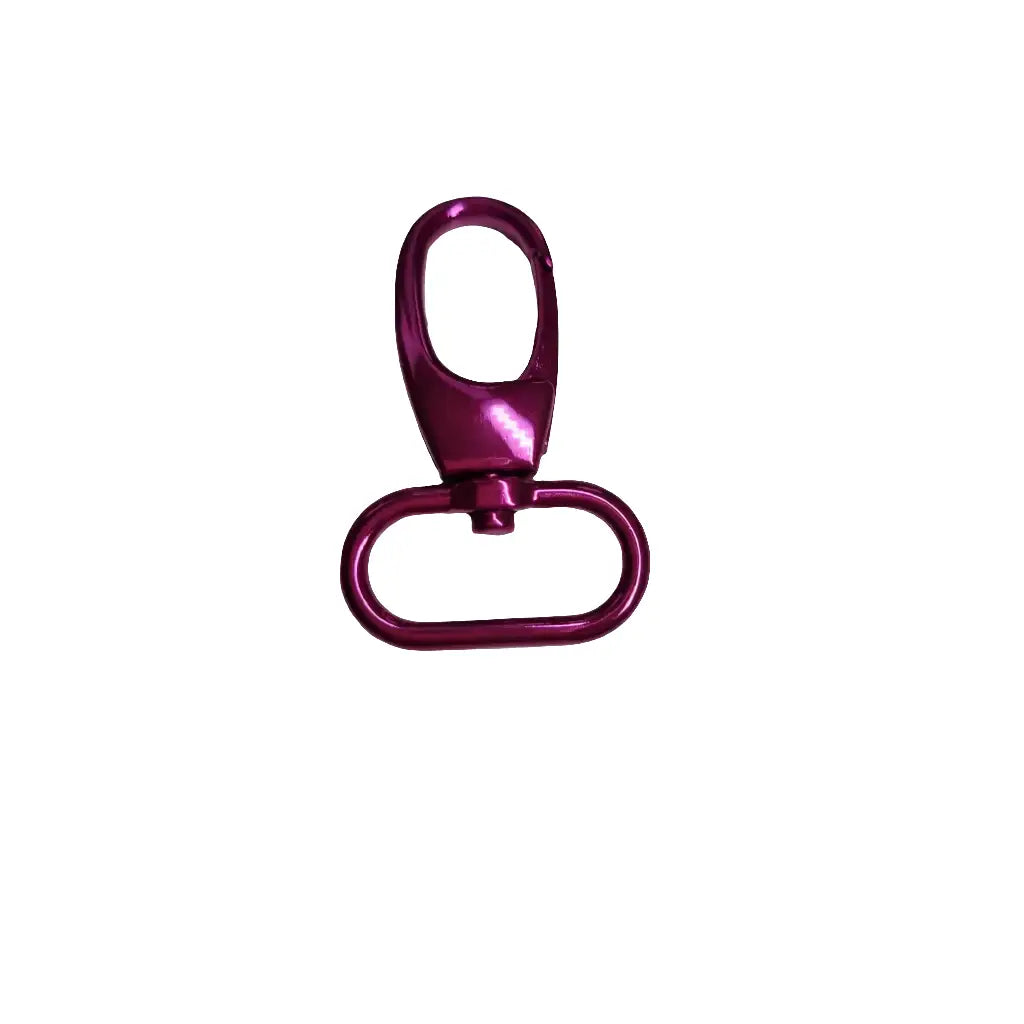 Karabiner Metallic Colours für 25mm Gurtband Pink