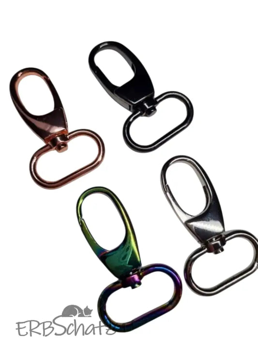 Karabiner New Art für 25mm Gurtband Roségold