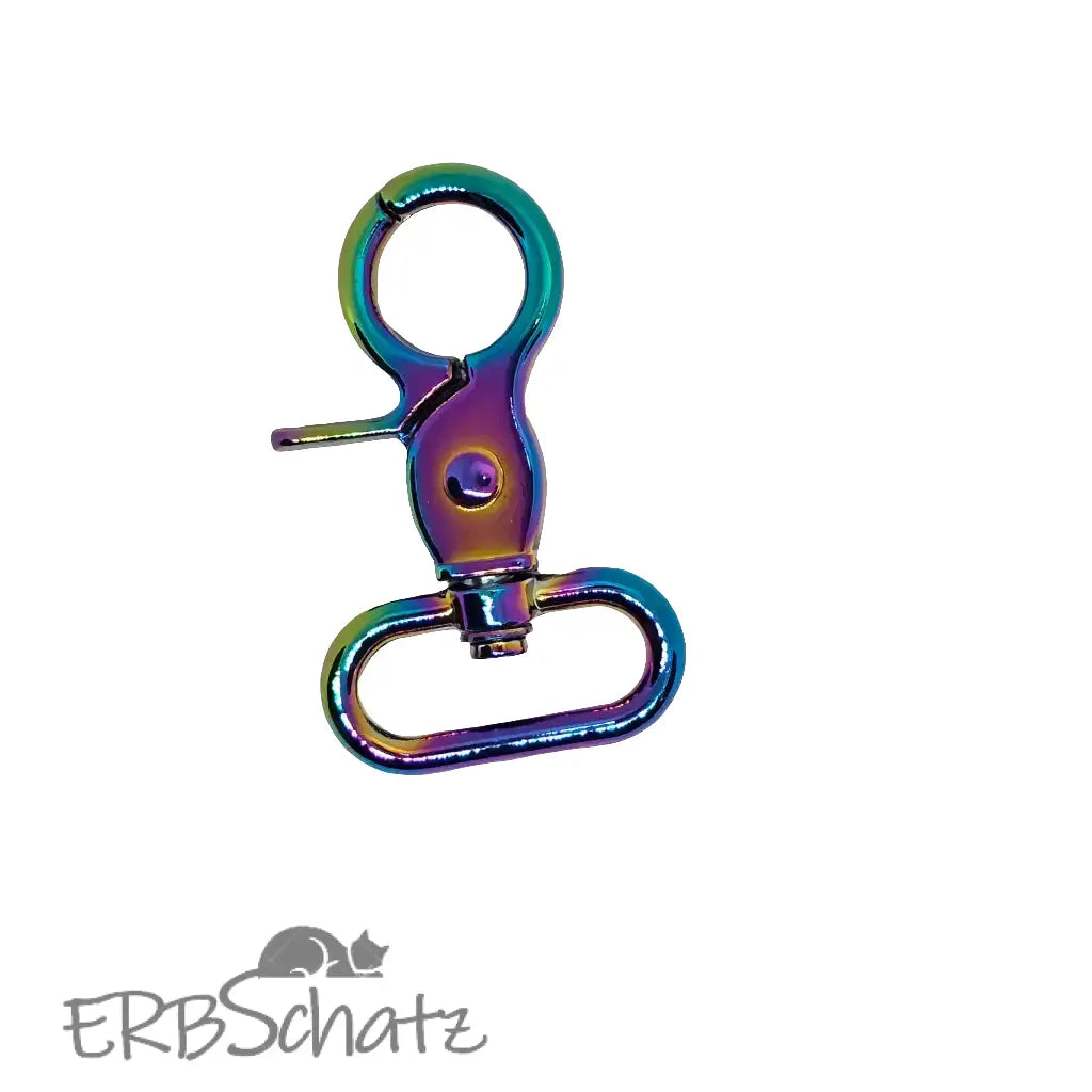 Karabiner Rainbow für 25mm Gurtband (neue Form) - Rainbow