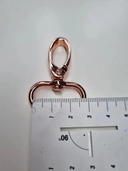 Karabiner Rosegold für 20mm Gurtband Roségold