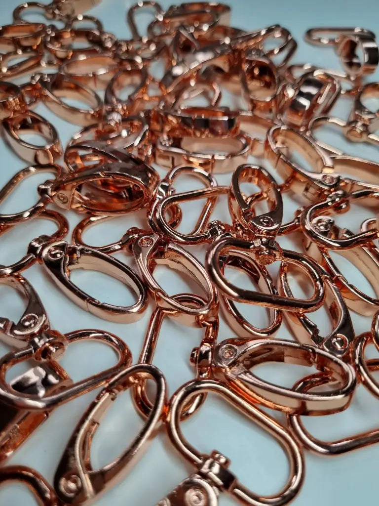 Karabiner Rosegold für 20mm Gurtband Roségold
