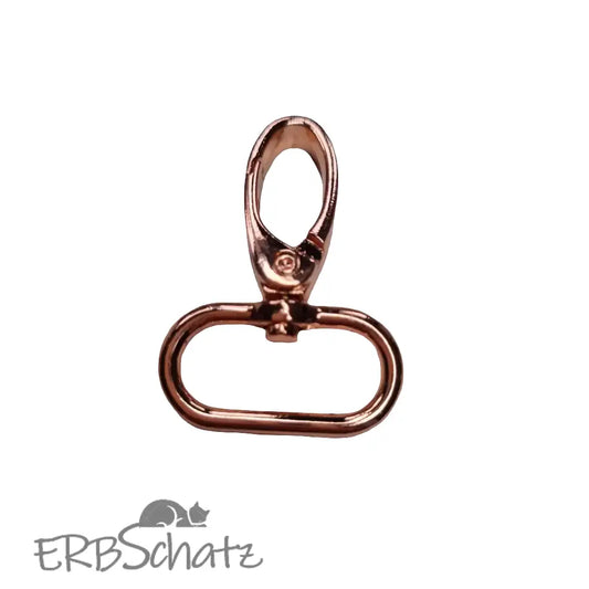 Karabiner Rosegold für 20mm Gurtband Roségold