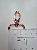 Karabiner Rosegold/Gold für 25mm Gurtband Roségold
