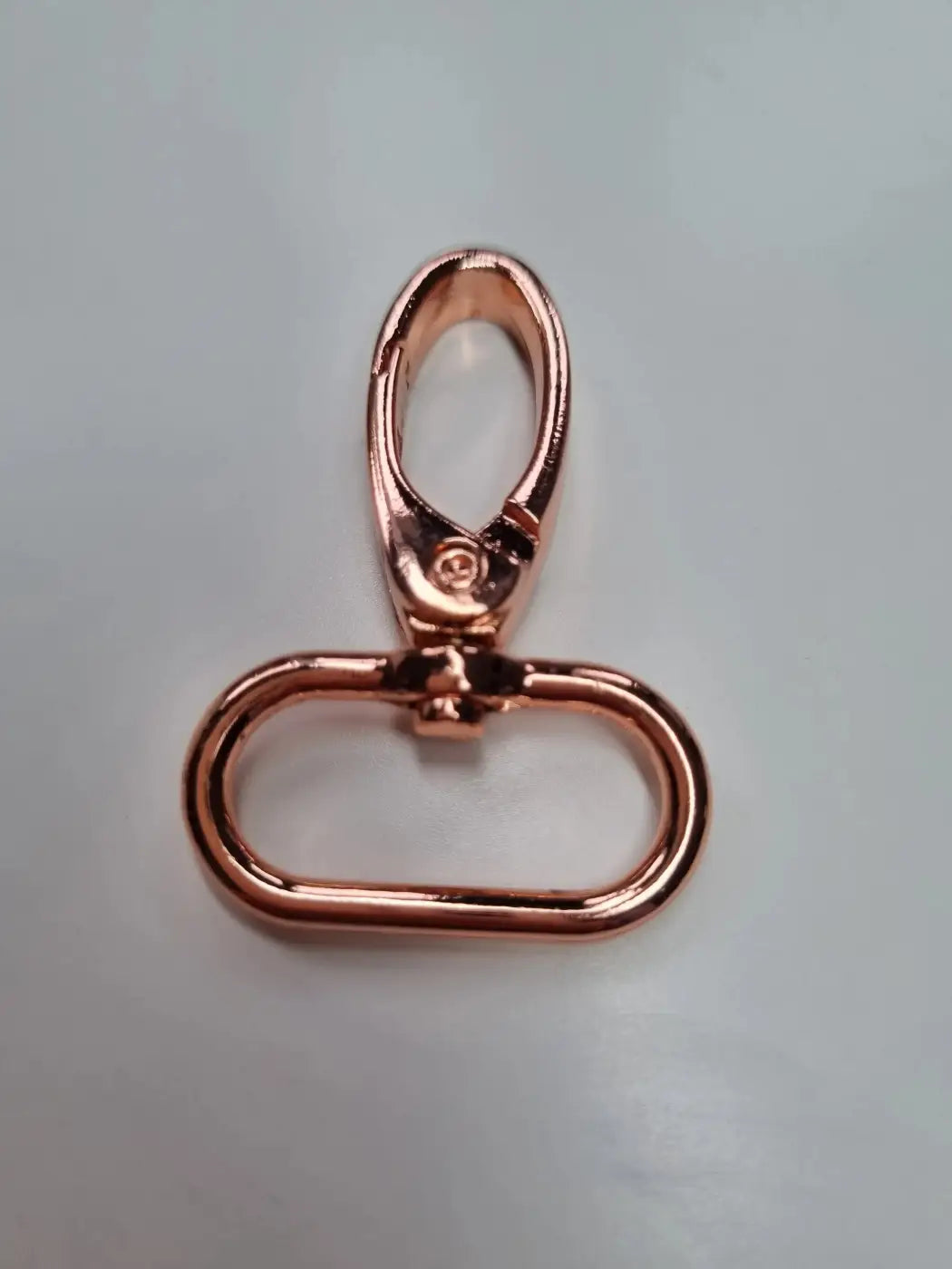 Karabiner Rosegold/Gold für 25mm Gurtband Roségold