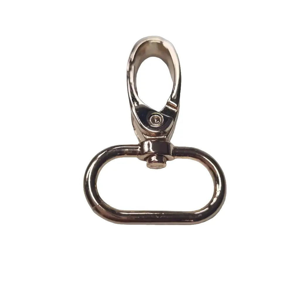 Karabiner Rosegold/Gold für 25mm Gurtband Roségold