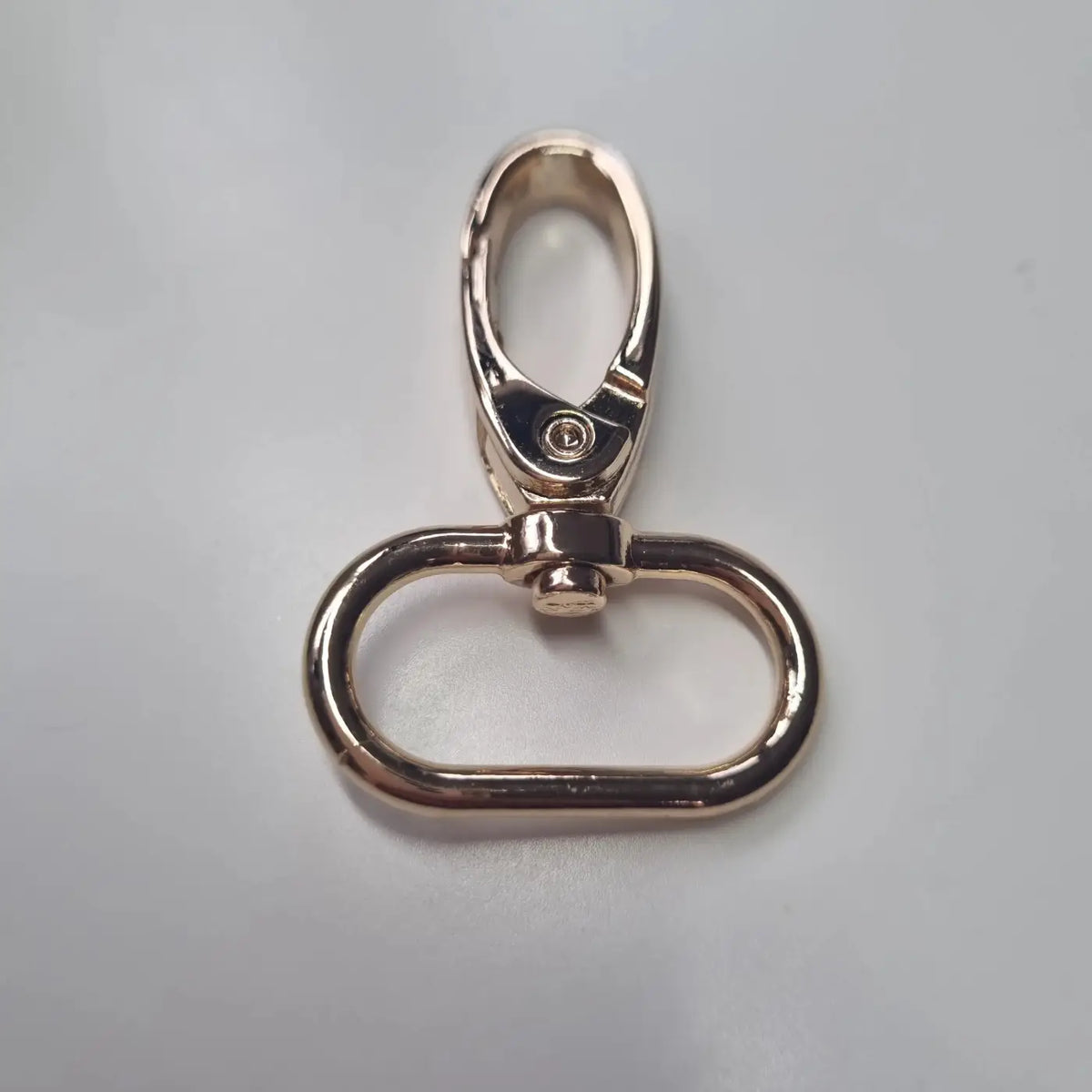 Karabiner Rosegold/Gold für 25mm Gurtband Roségold