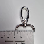 Karabiner Silber für 25mm Gurtband