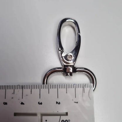 Karabiner Silber für 25mm Gurtband