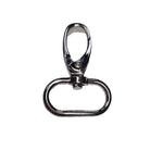 Karabiner Silber für 25mm Gurtband