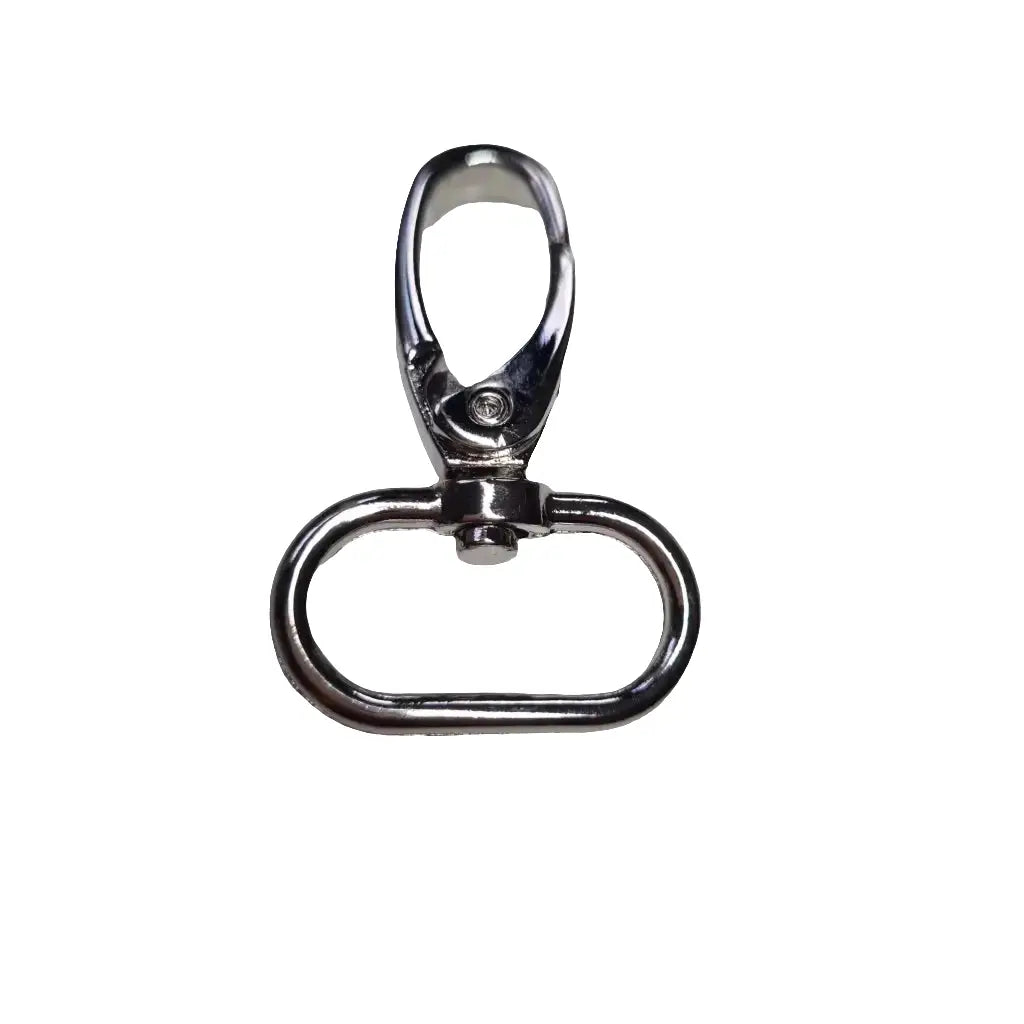 Karabiner Silber für 25mm Gurtband