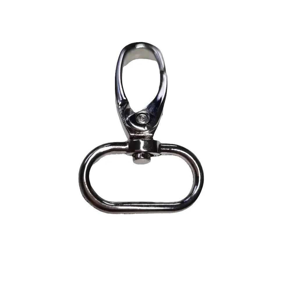 Karabiner Silber für 25mm Gurtband