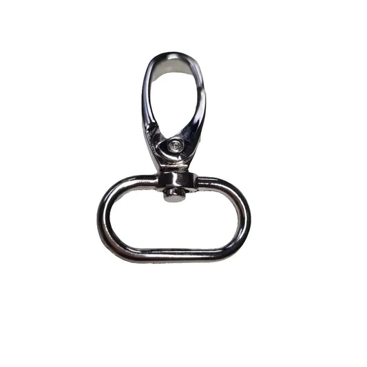 Karabiner Silber für 25mm Gurtband