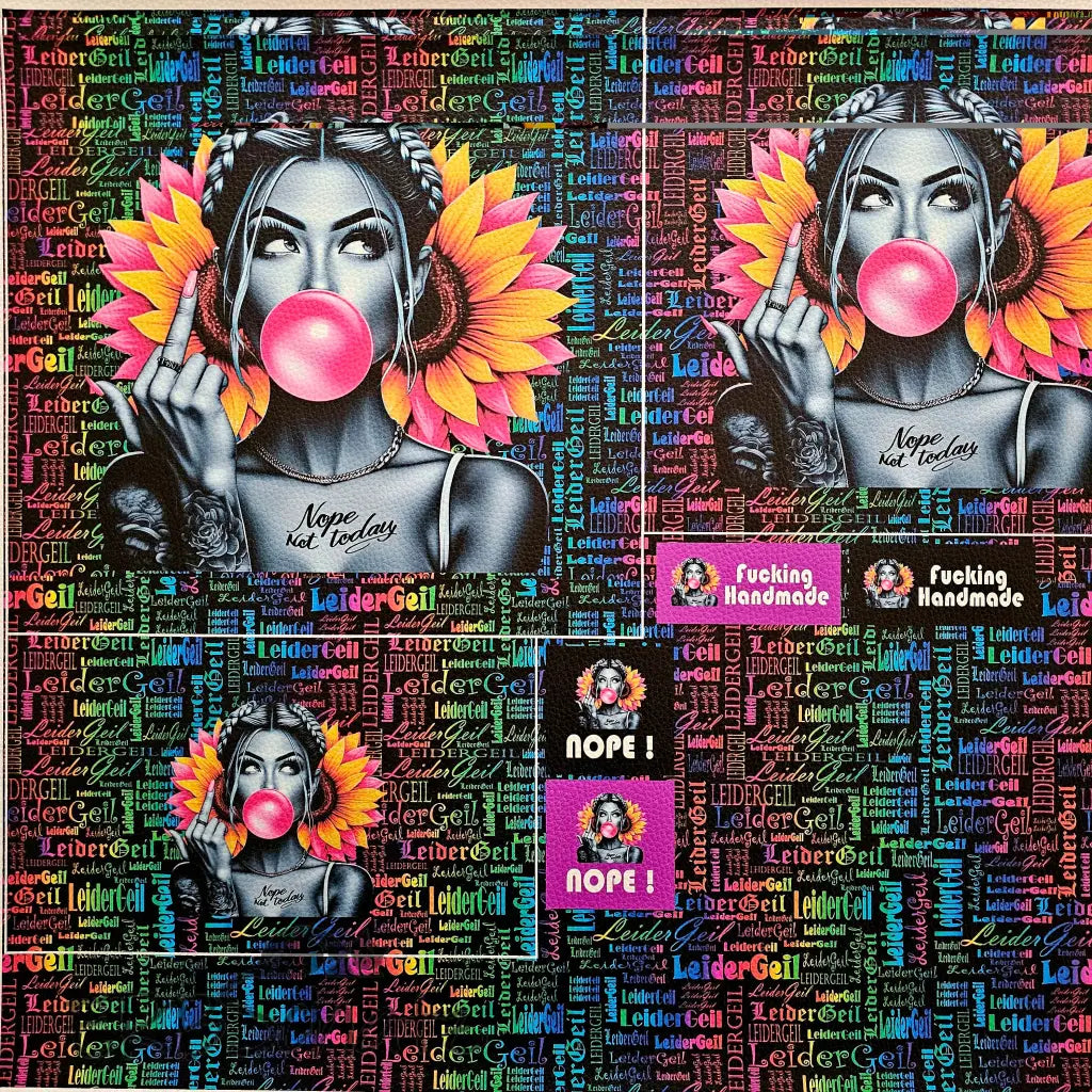 KL Kombi Panel Leider Geil Girl 50 x 140 cm - KL Kombi