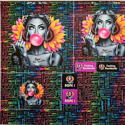 KL Kombi Panel Leider Geil Girl 50 x 140 cm - KL Kombi